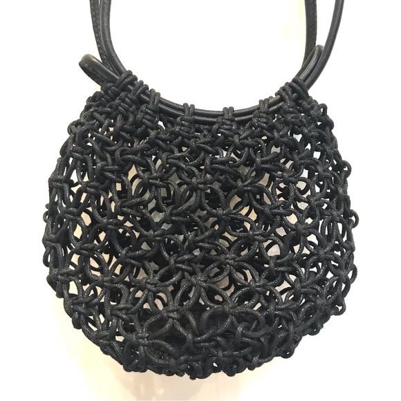 🖤Rebecca Minkoff Micro Macrame Pouch Crossbody (NWOT!) RARE!!🖤 - Picture 2 of 9